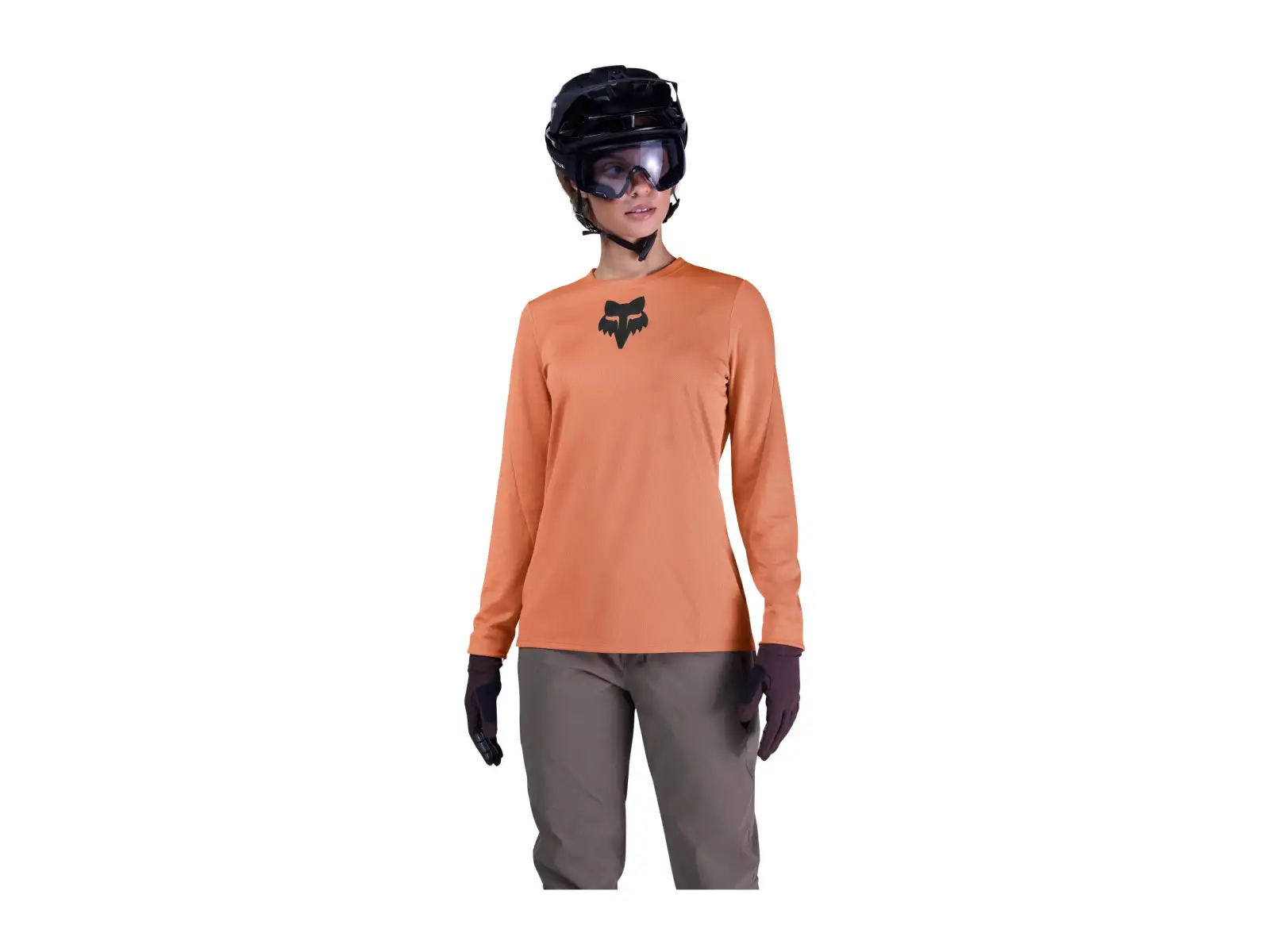 Fox Ranger Fox Head women's jersey long sleeve Coral