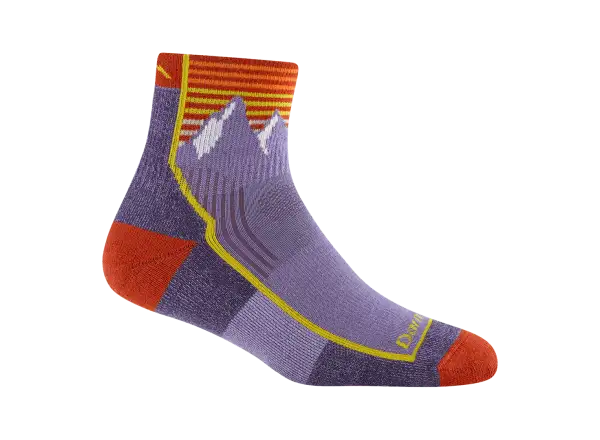 Darn Tough Hiker Quarter Midweight Cushion women's socks Mountain Lupine