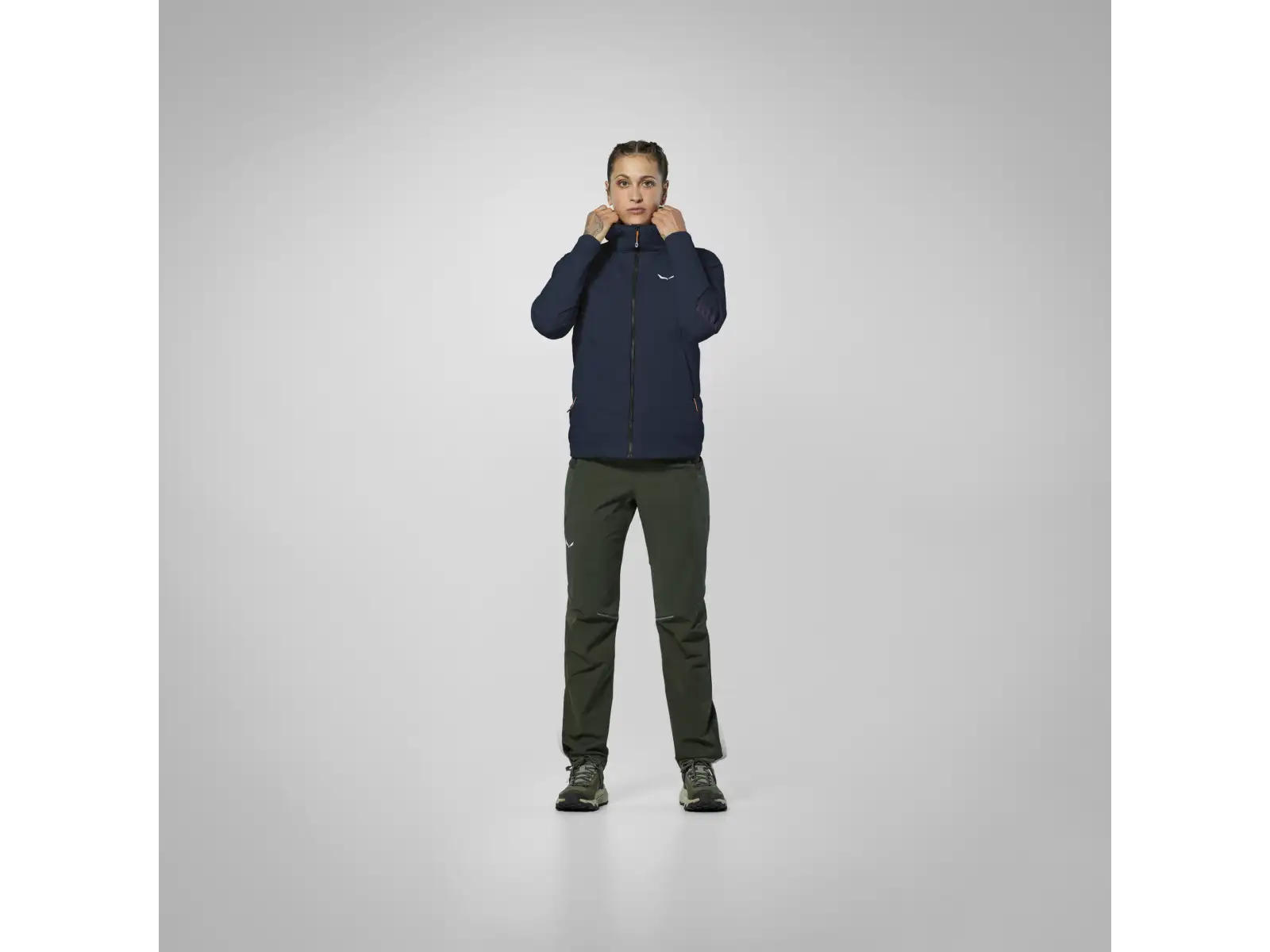 Salewa Pedroc Tirolwool® Air Hybrid women's jacket Navy Blazer