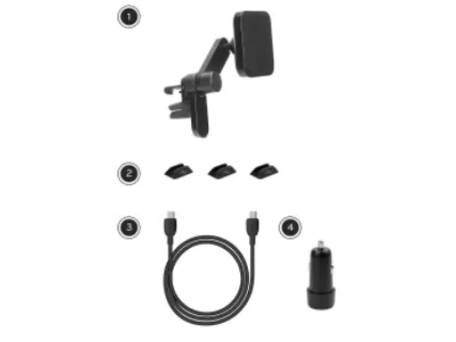 Peak Design Car Mount Vent Charging magnetic phone holder Black