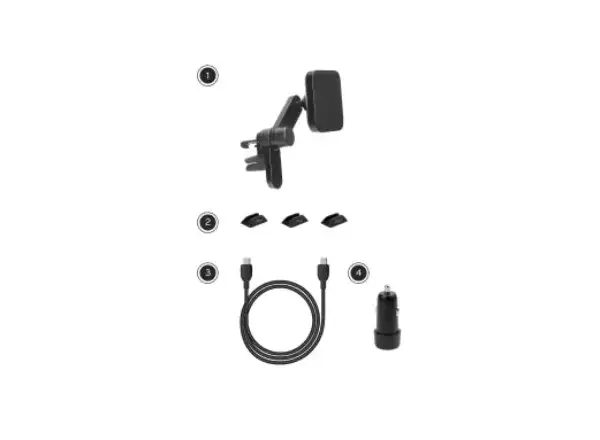 Peak Design Car Mount Vent Charging magnetic phone holder Black