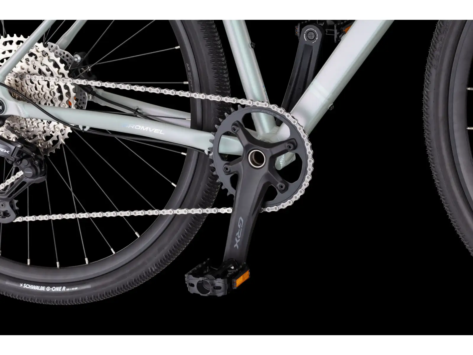 4Ever Gromvel Elite gravel bike Ghost pearl
