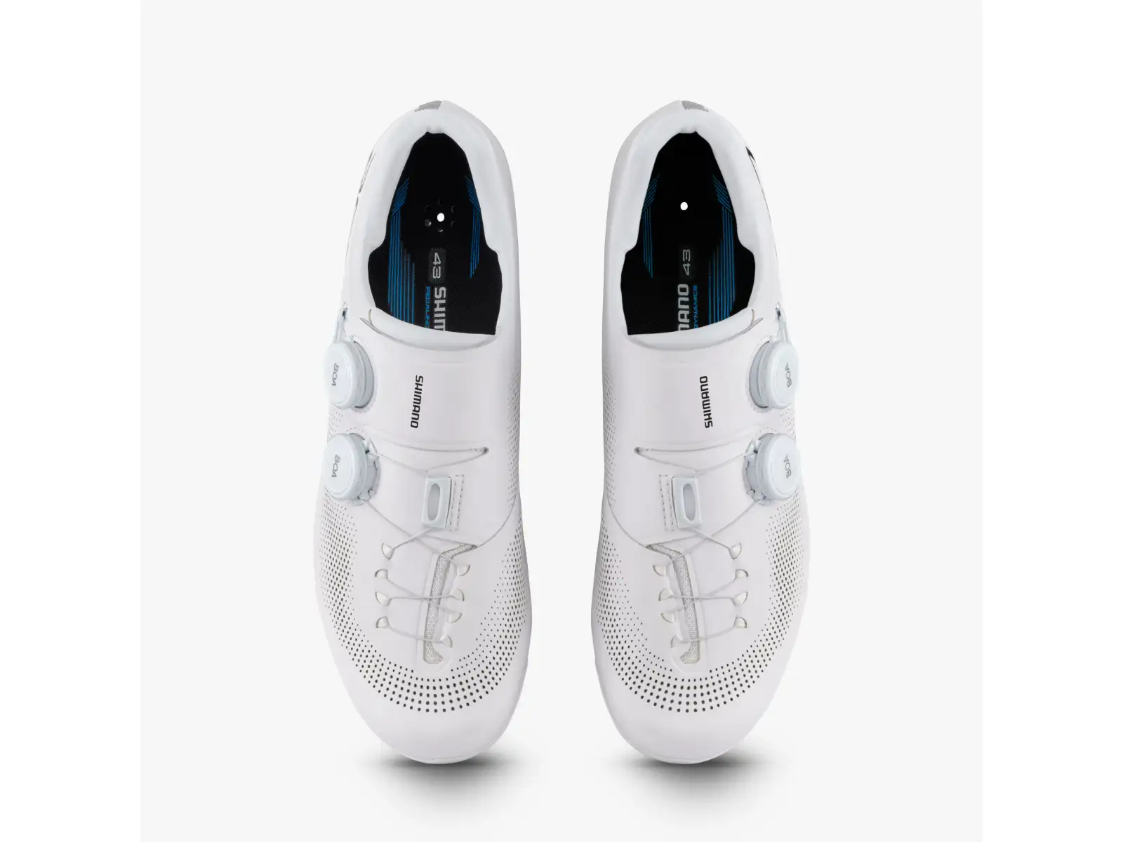 Shimano SH-RC703 men's road cycling shoes white