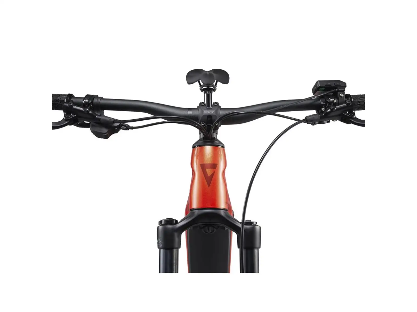 Giant Stance E+ 1 Helios Orange full suspension electric bike
