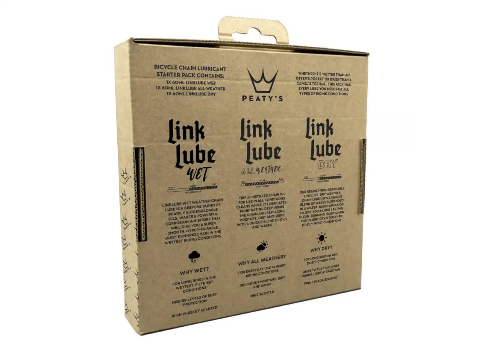 Peatys Linklube All Seasons lubricant set 3x60 ml