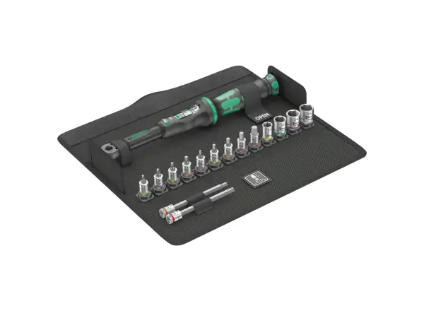 Wera Bicycle Set Torque 1 Click-Torque 1/4" 2,5-25 Nm torque set 16 pieces