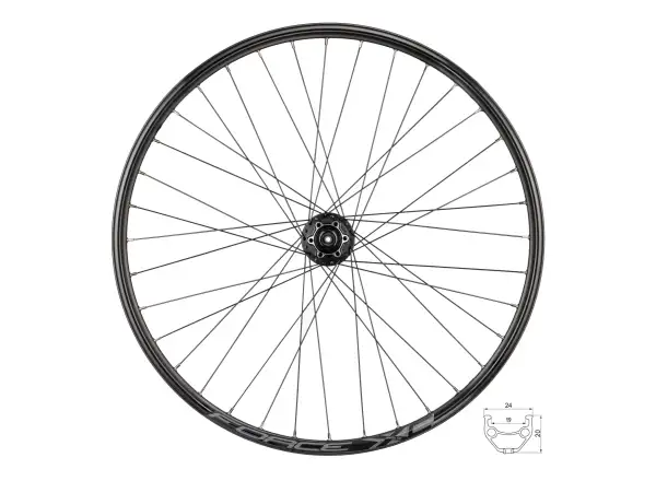 Force XC Disc 26" rear spoked wheel FH-M475 36 holes
