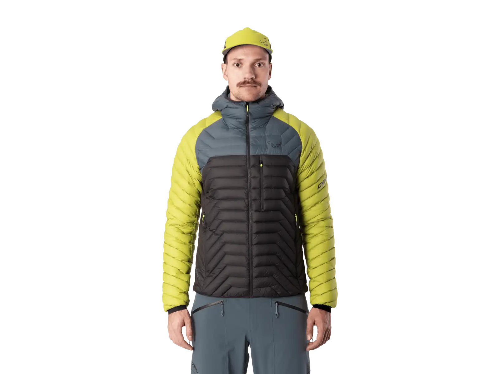Dynafit Radical RDS Down Hooded men's jacket Golden lime/0720/0910