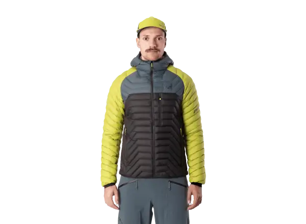 Dynafit Radical RDS Down Hooded men's jacket Golden lime/0720/0910