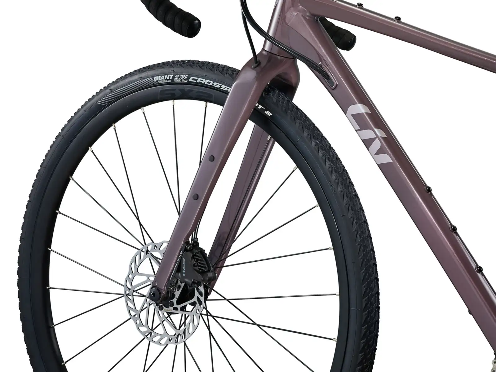 Liv Devote 1 women's gravel bike Charcoal Plum