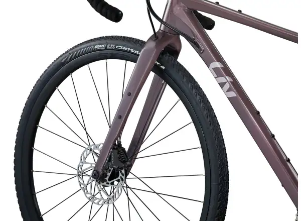 Liv Devote 1 women's gravel bike Charcoal Plum