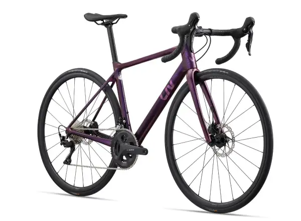 Liv Langma Advanced 2 Disc road bike chameleon purple