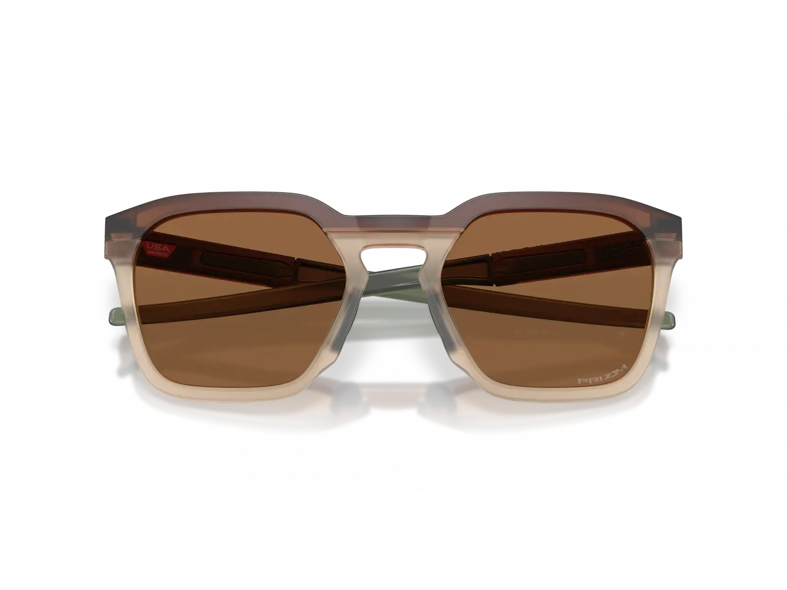 Oakley HSTN SQ 2.0 glasses Matte Rootbeer/Prizm Bronze