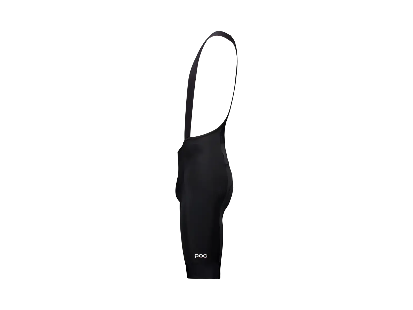 POC Cadence Bib men's shorts with suspenders and insert Uranium Black