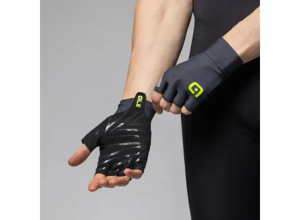 Alé Cima cycling gloves short Grey