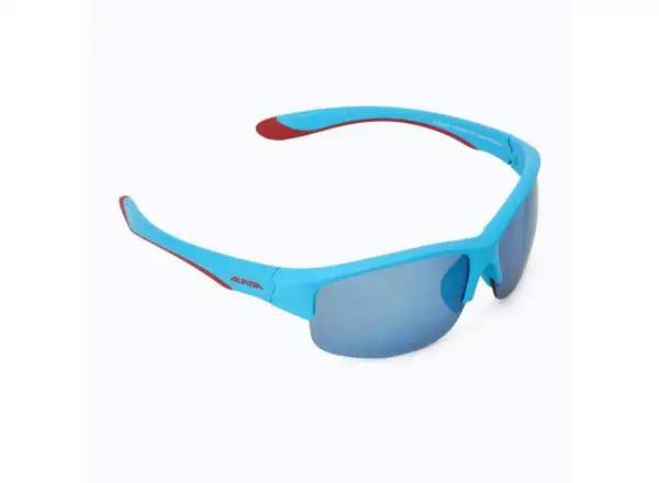 Alpina Flexxy Youth HR children's glasses Blue-Red Matt/Blue mirror