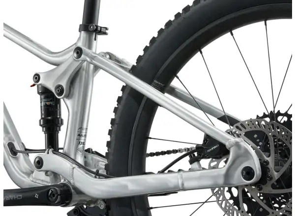 Giant Faith 24 children's full suspension bike Raw Aluminium