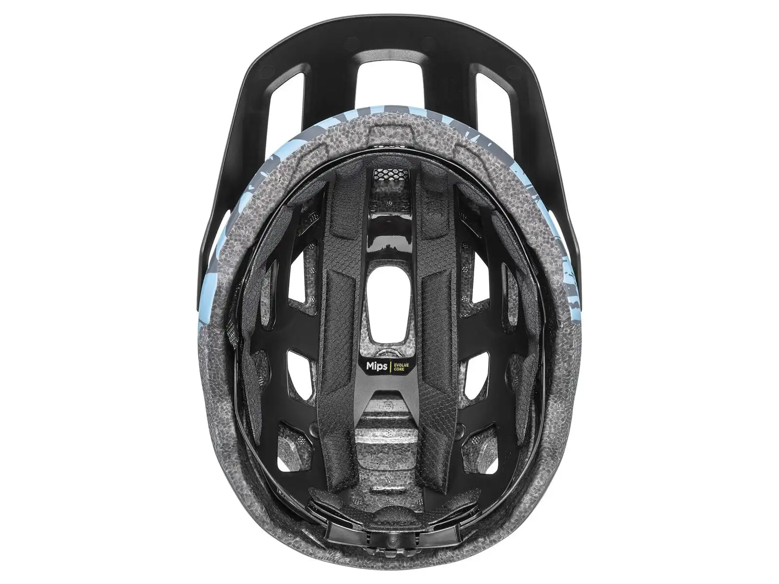 Uvex React JR. Mips helmet Azure/Deep Space Matt