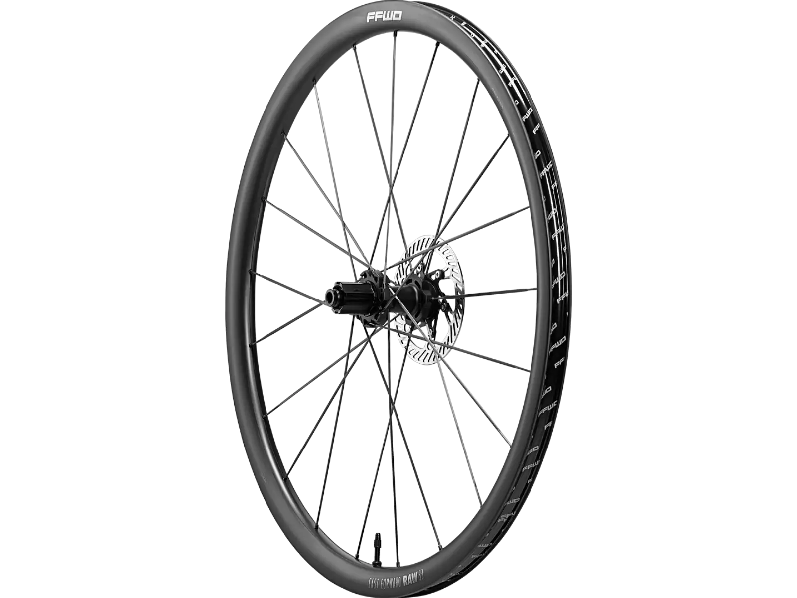 FFWD RAW CS 33 road wheels Matt Black