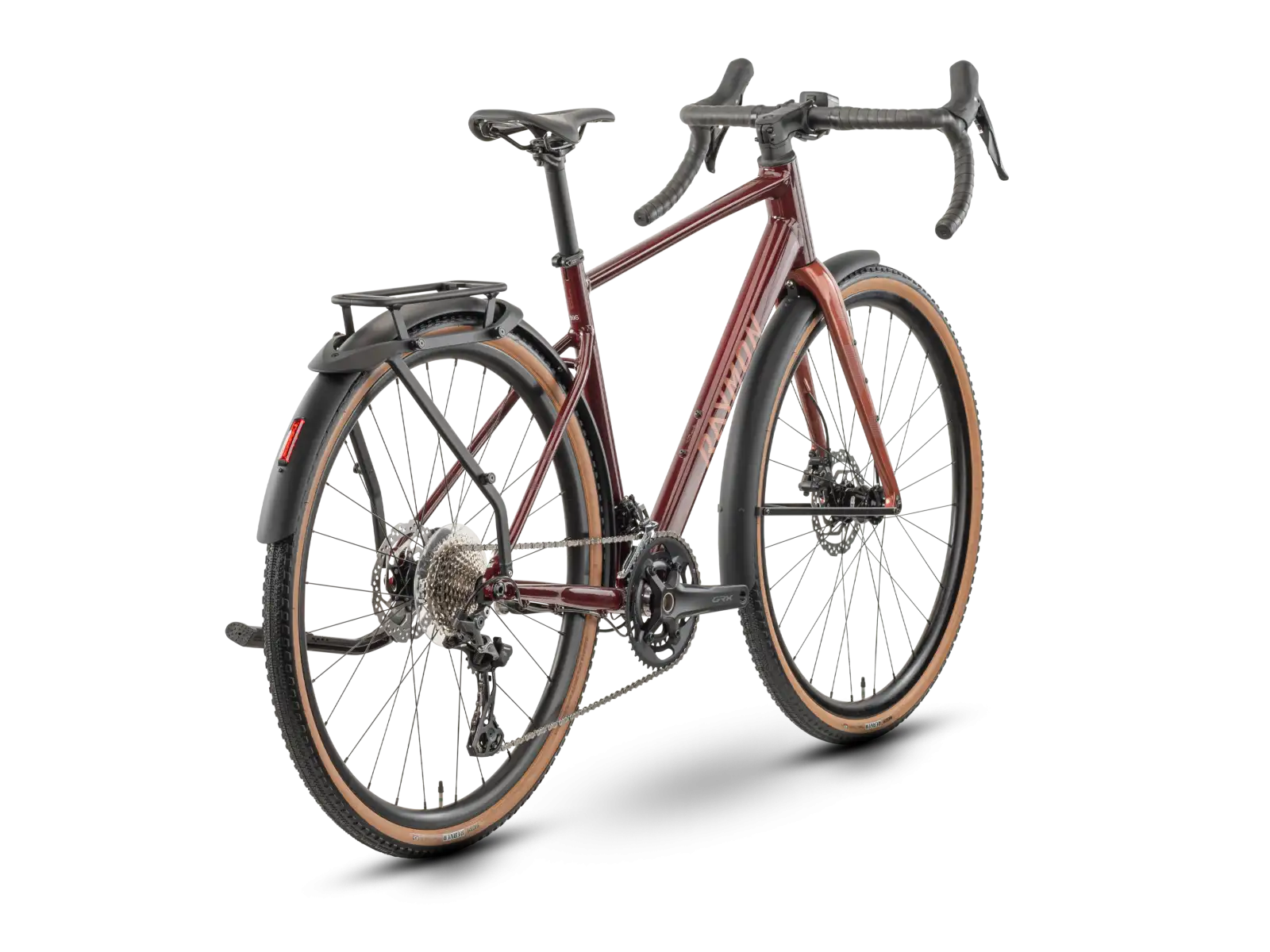 Raymon Territ Pro Street gravel bike MaroonBrown/Brick