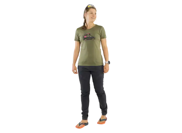 Dynafit Graphic Cotton women's T-shirt Winter Moss/Dynavan