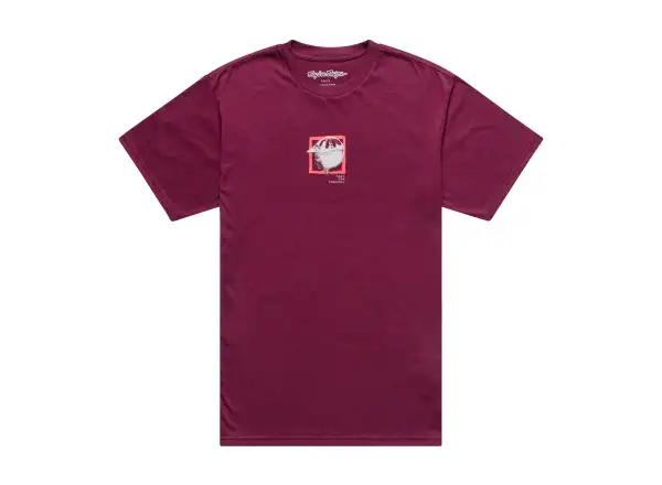 Troy Lee Designs Portrait men's T-shirt short sleeve Sangria