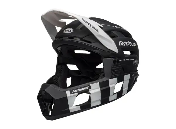 Bell Super Air R Mips helmet matte black/white fasthouse