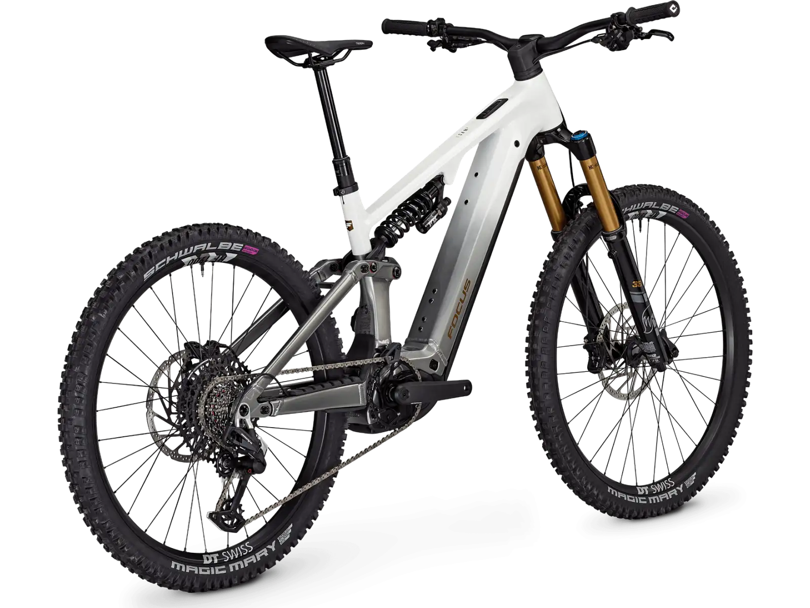 Focus SAM2 6.9 800 Wh full-suspension e-bike White/Steelgrey