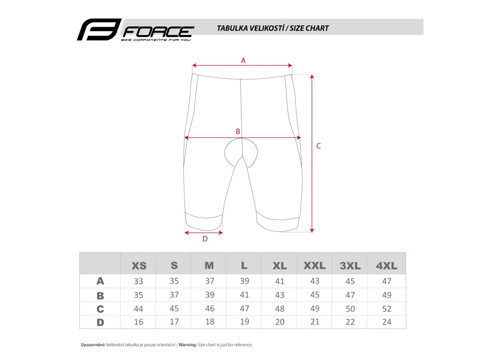 Force B30 shorts with insert black/fluo