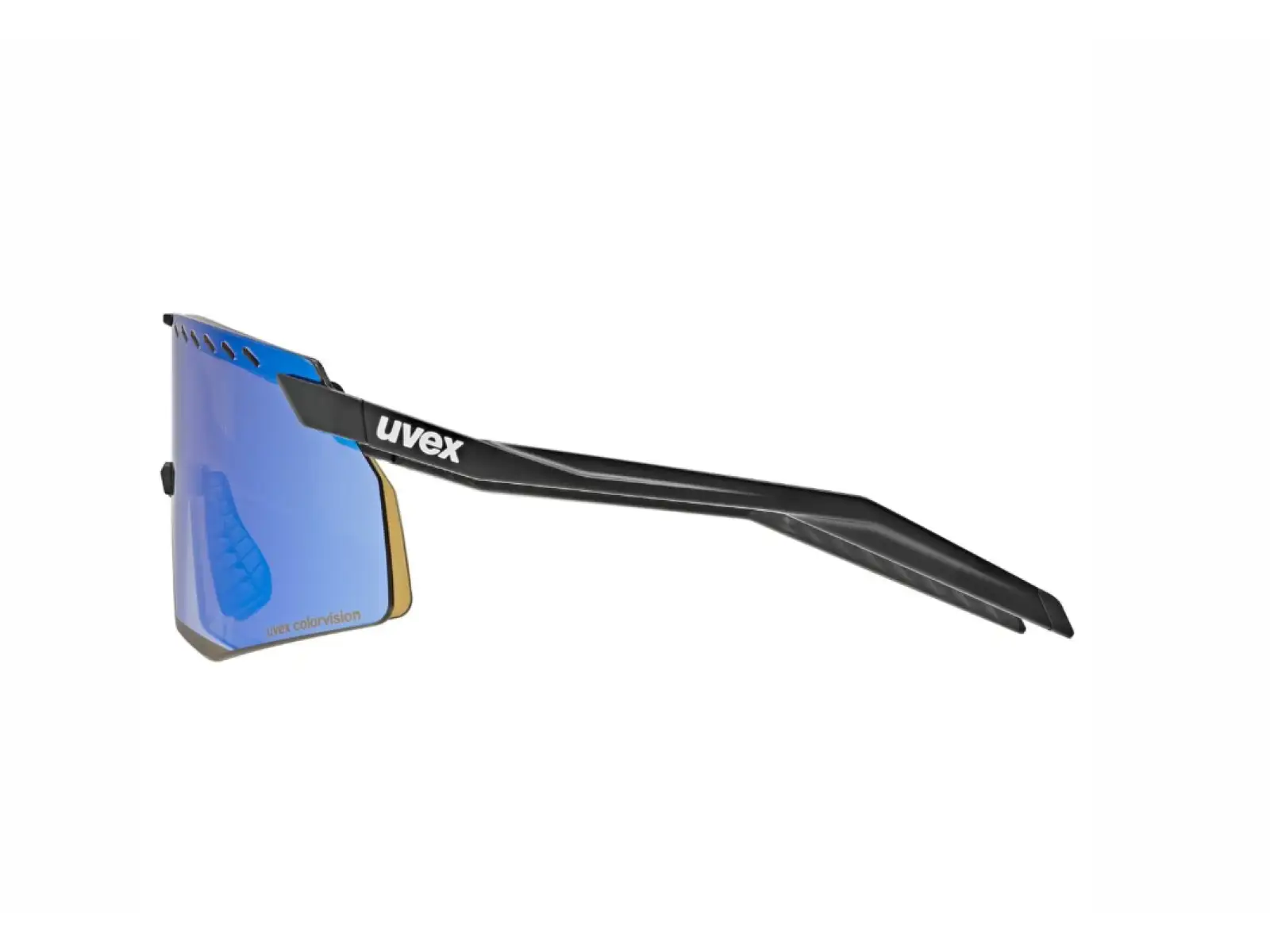 Uvex Pace Stage ColorVision glasses Black Matt/Mirror Blue