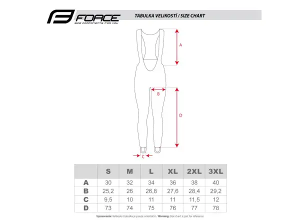 Force Extreme men's bib shorts black