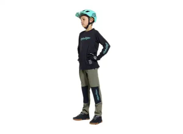 Troy Lee Designs Youth Skyline Trail kids pants Mono Army