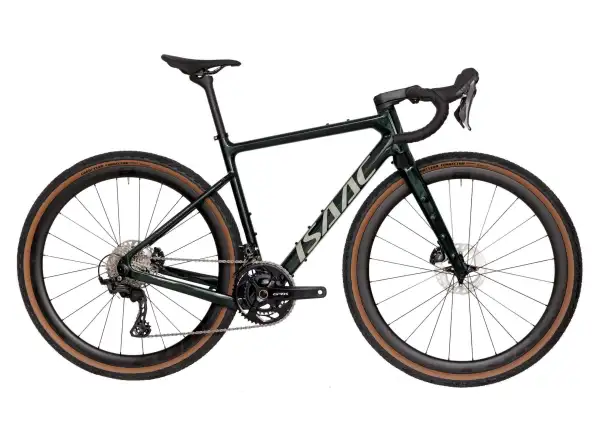 Isaac Torus Xplore GRX825 Di2 2x12 gravel bike Moss Green