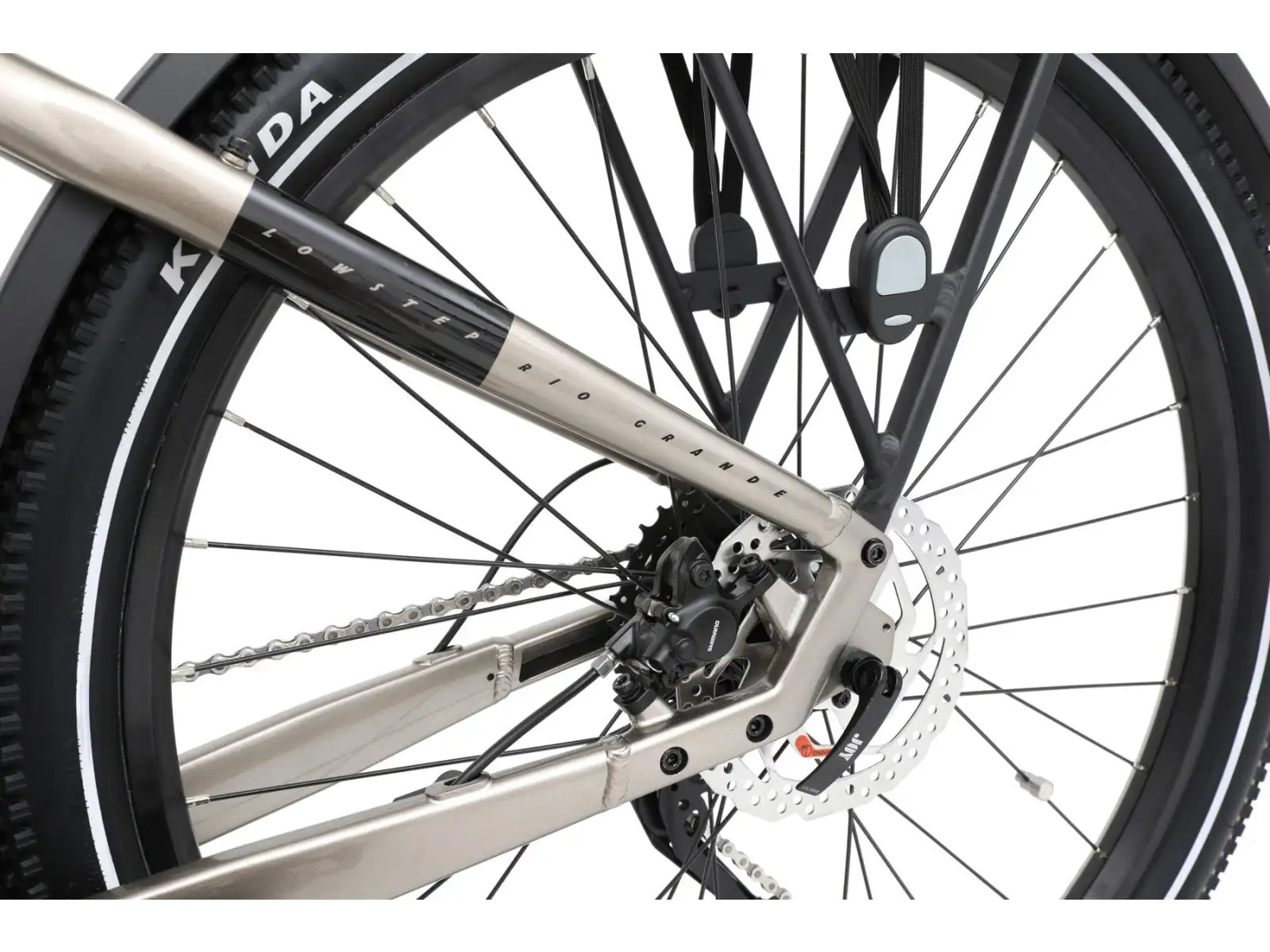 Apache Rio Grande 3 MX 720 Wh step-through e-bike Cappuccino