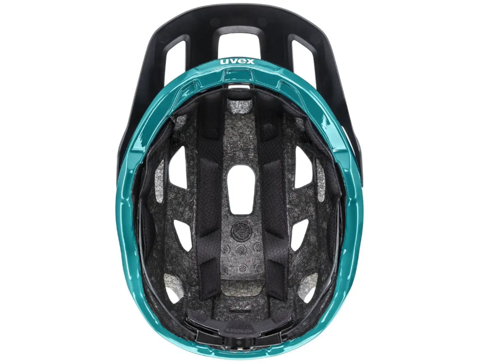 Uvex React MTB helmet Black/Teal Matt