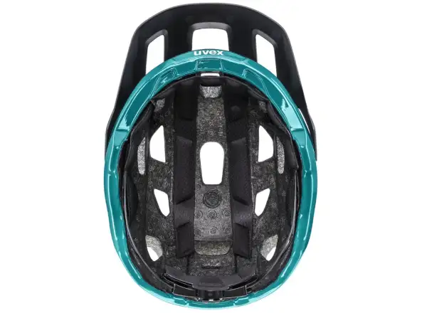 Uvex React MTB helmet Black/Teal Matt