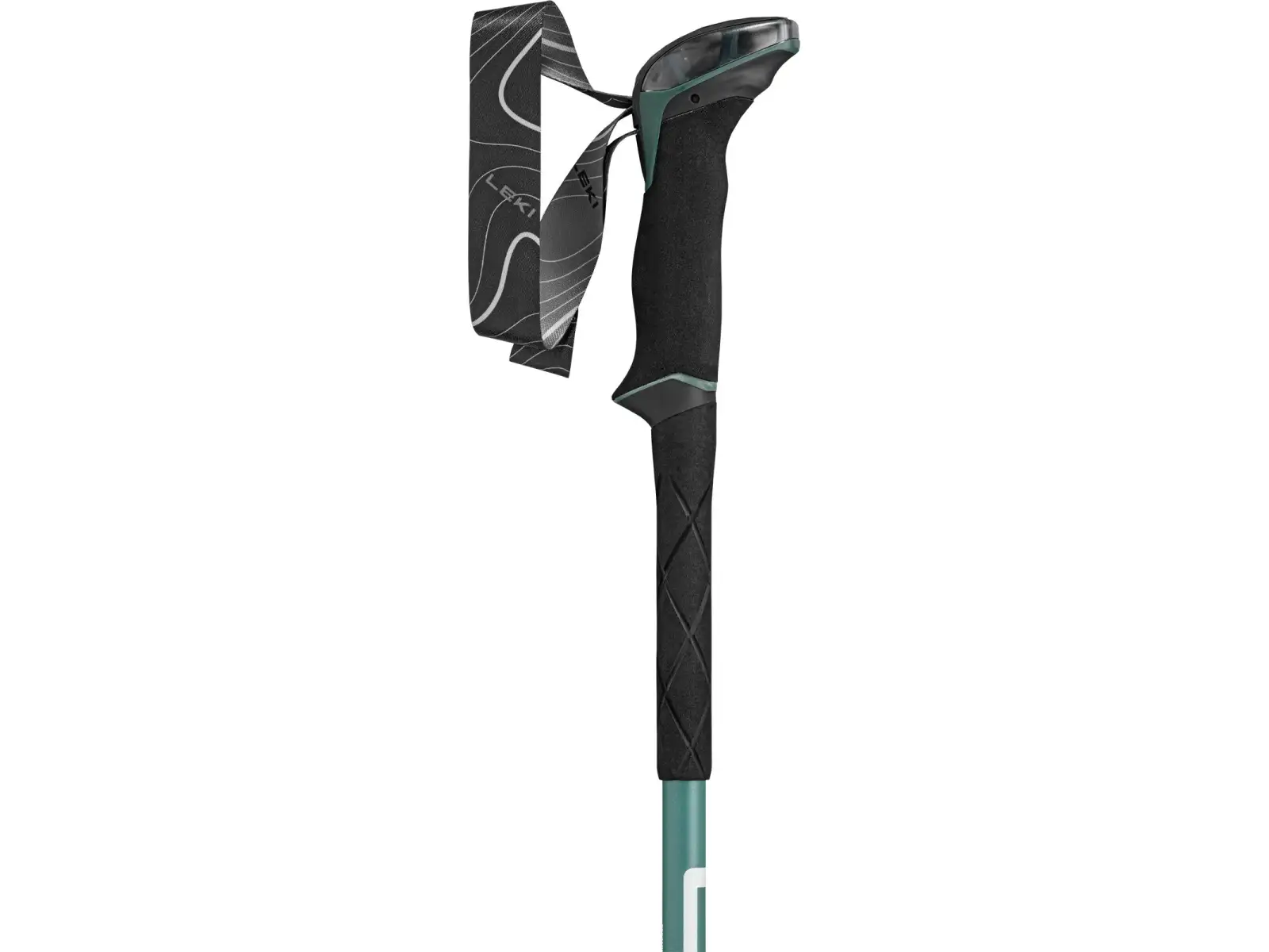 Leki Makalu Lite trekking poles malachite Green/Dark malachite Green/White