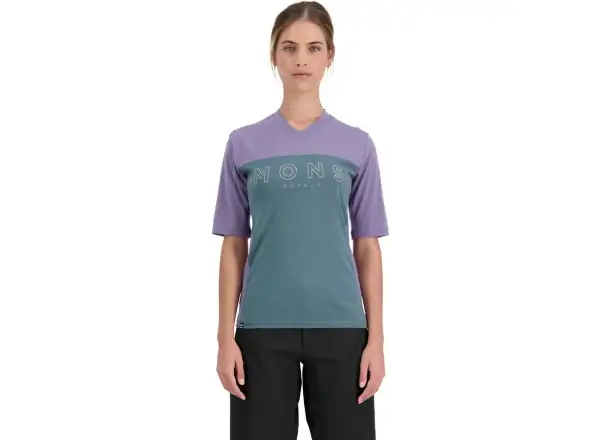 Mons Royal Redwood Enduro VT WMNS women's jersey short sleeve Thistle/Burnt Sage