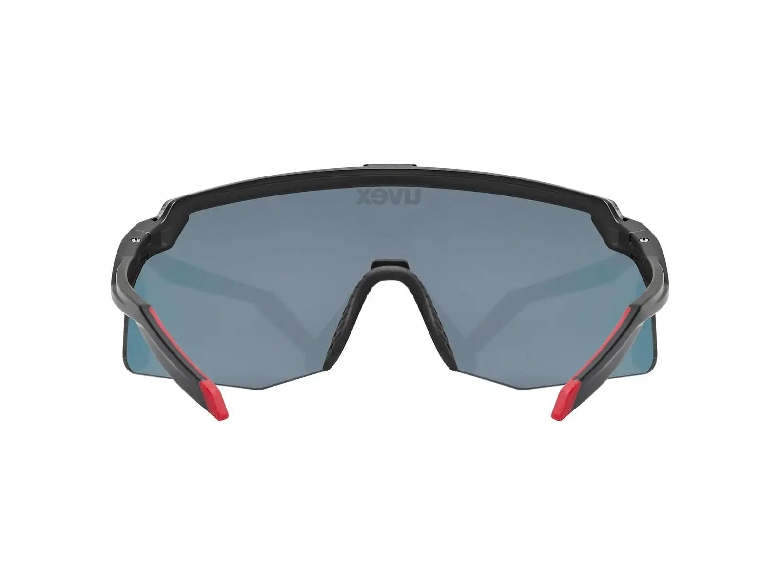 Uvex Pace Stage S sunglasses Black Matt/Mirror Red