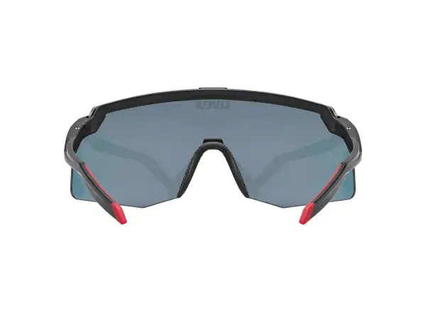 Uvex Pace Stage S sunglasses Black Matt/Mirror Red