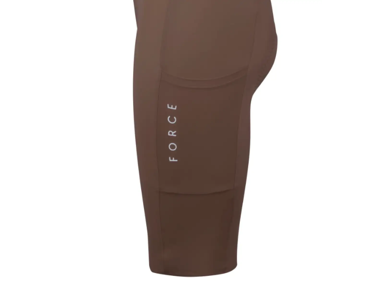 Force Mono Lady women's shorts with pad and bib brown
