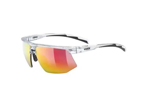 Uvex Aerios Glasses Clear / Mir. Red