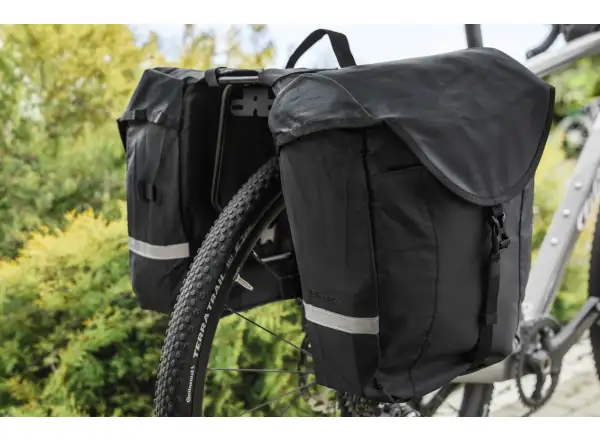 Force Haul double pannier bag for rear rack 2x8 l black