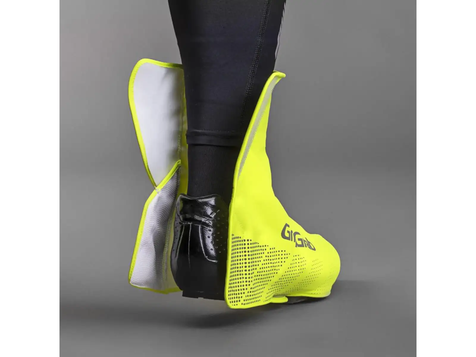 Grip Grab Ride Hi-Vis Waterproof shoe covers Yellow