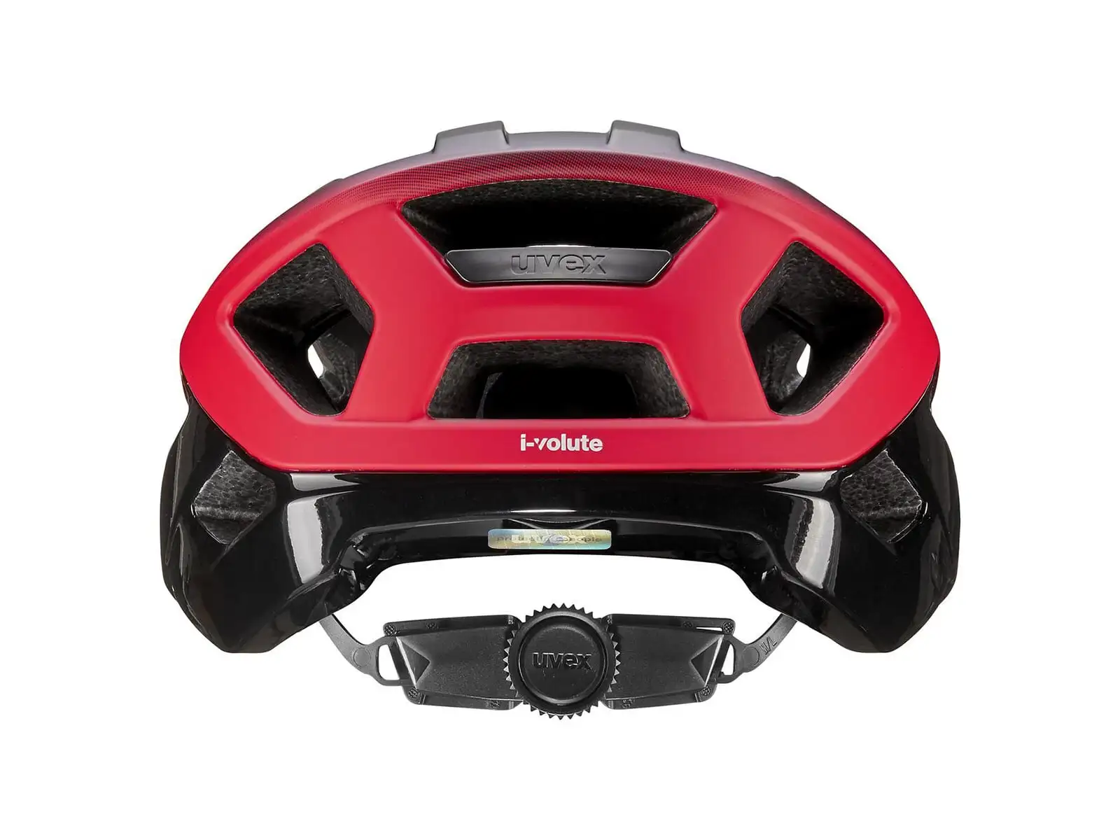 Uvex I-volute helmet Black/Red Matt