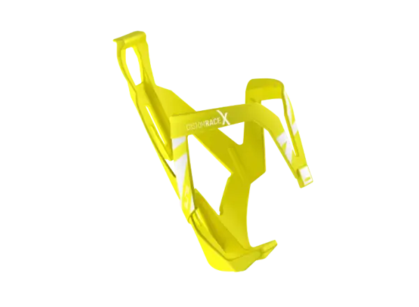 Elite Custom Race X cage Yellow Fluo Skin/White Graphic