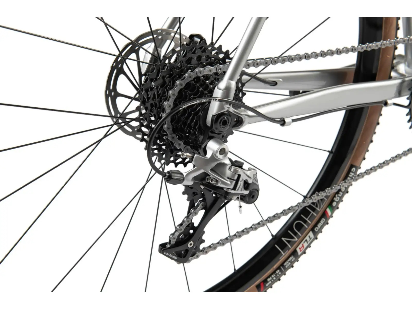 Bombtrack Tension 2 cyclocross bike Glossy Grey / Green