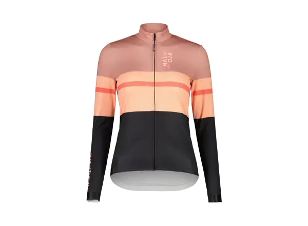 Maloja ToadstoolM. 1/1 women's cycling jacket Deep Black Multi
