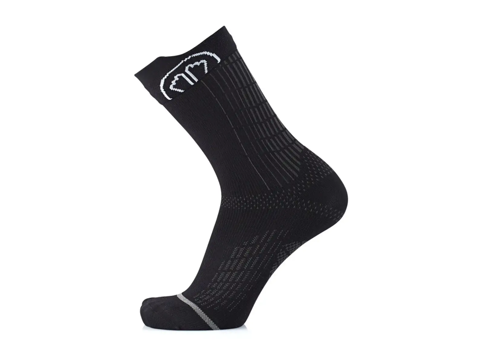 Sidas Run Anatomic Crew running socks black