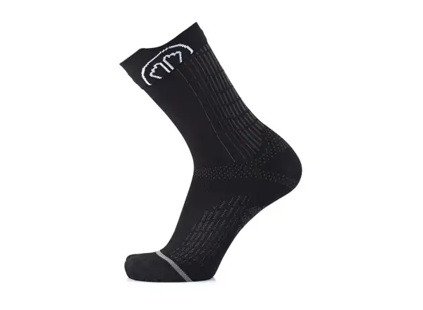 Sidas Run Anatomic Crew running socks black